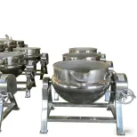 Zongzi cooking pot Pasteurization gas sandwich pot Commercial vertical pot. - Wok - foodmachtech