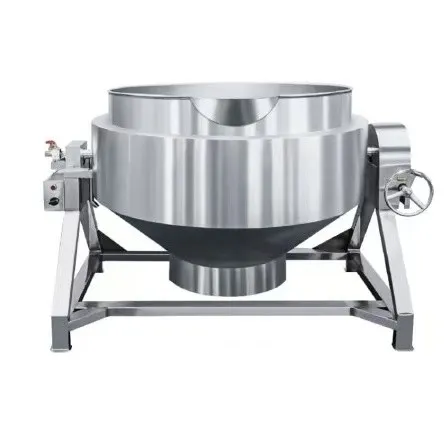 La olla de doble capa se calienta eléctricamente - Wok - foodmachtech
