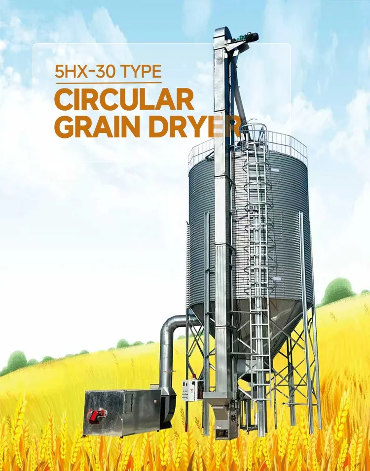 Huinong 5Hx-30 tipo circulante grão secador - Secador - foodmachtech