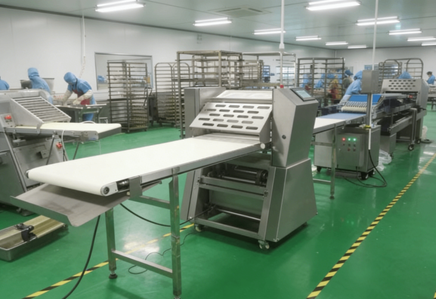 Crujiente fabricante pasta sheeter