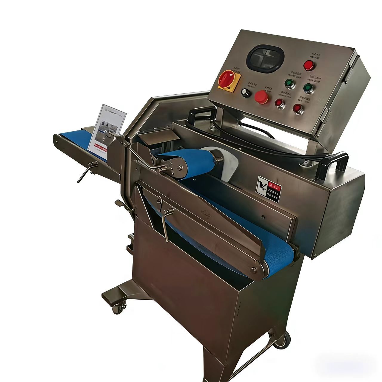 การใช้เครื่องหั่นสแตนเลสแบบอัตโนมัติสำหรับเนื้อสัตว์ที่ปรุงสุกในเชิงพาณิชย์