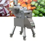High-speed fruit and vegetable dicing machine, carrot and mushroom dicing machine, commercial mango dicing and granulation - Vegetable Cutter - foodmachtech
