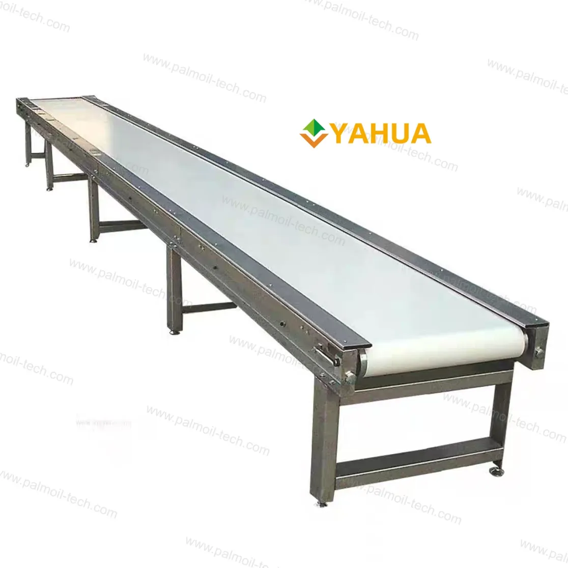 2 toneladas de alta calidad por transportador horizontal blanco de la bola del coco del acero de carbono de la hora para el proceso del aceite de coco - Línea de producción de petróleo - foodmachtech