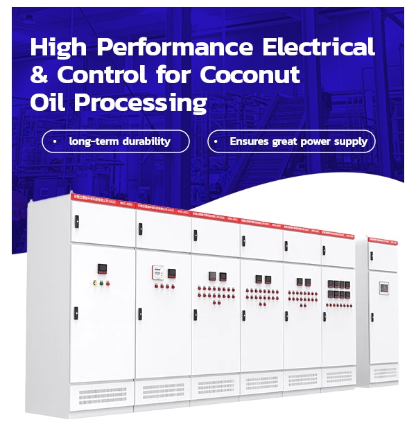 High Performance Electrical and Control for Coconut Oil Processing 
