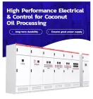 Alto desempenho elétrico e controle para Coconut Oil Processing - Linha produção óleo - foodmachtech