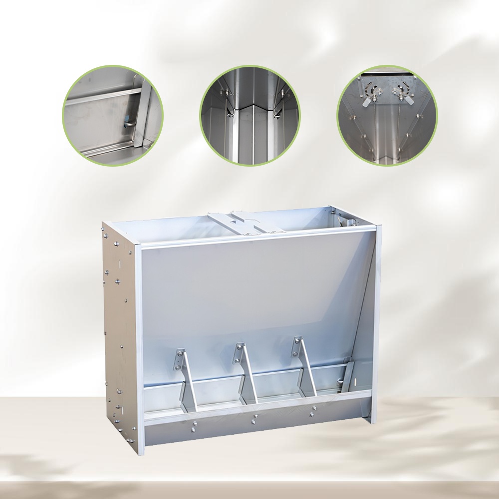 China Alimentador automático de doble cara animal de alta calidad con mejores ventas del cerdo del acero inoxidable 304