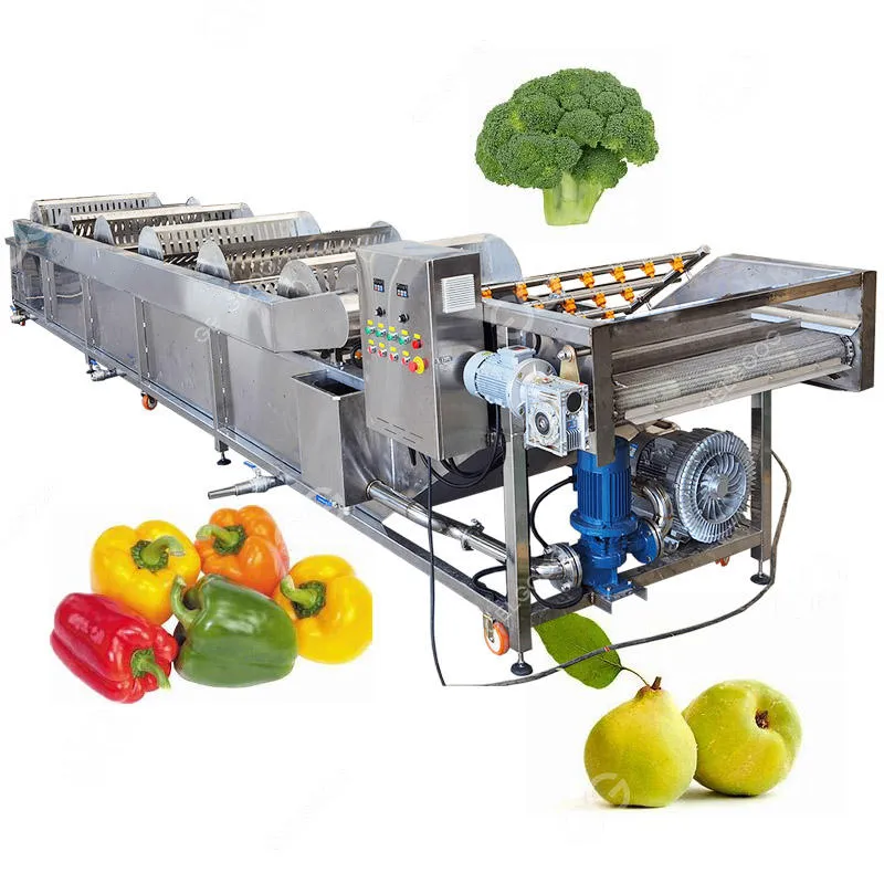 Macchina per la pulizia della frutta di alta qualità in acciaio inox 10kw mela arancia frutta - Macchina per la pulizia - foodmachtech