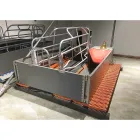 2026 Modern Pig Farm Equipment Pig Farrowing Crate gaiolas para porcas Pig Pen com calha de alimentação - Sistema Habitação - foodmachtech