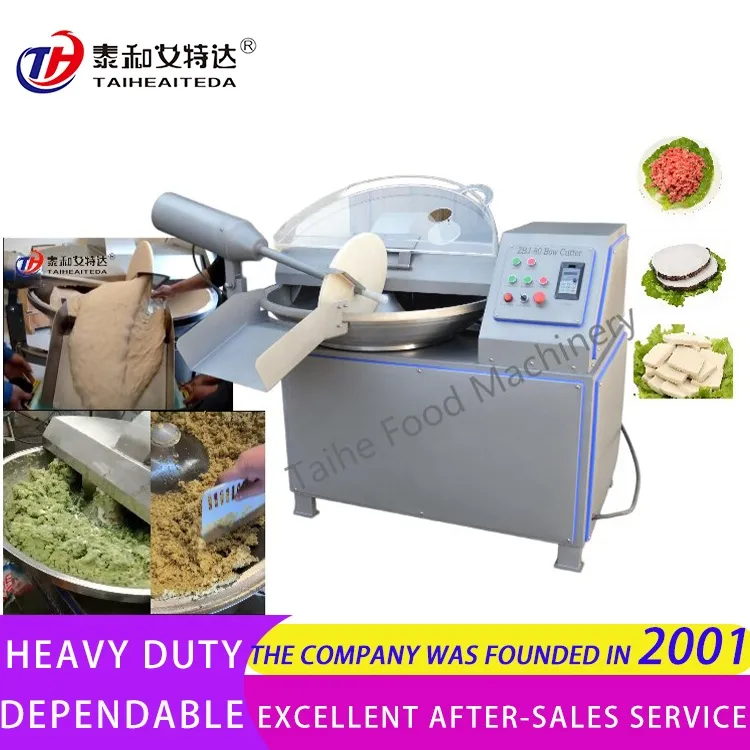 High Efficiency 40L/80L/125L Meat Bowl Cutter Machine - Bowl Cutter - foodmachtech