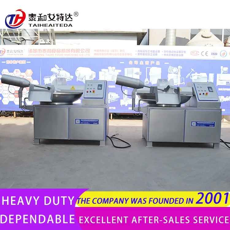 High Efficiency 40L/80L/125L Meat Bowl Cutter Machine - Bowl Cutter - foodmachtech