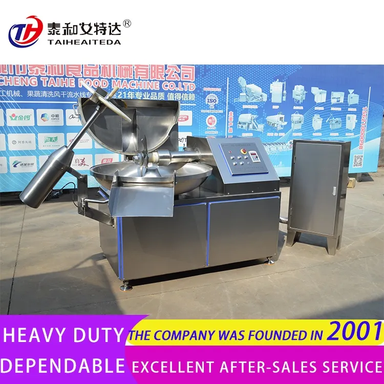 High Efficiency 40L/80L/125L Meat Bowl Cutter Machine - Bowl Cutter - foodmachtech