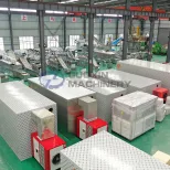 Máy chế biến sấy khô rau quả tự động cho khoai lang tỏi sắn và củ cải trắng - Dây chuyền sản xuất rau quả giòn - foodmachtech