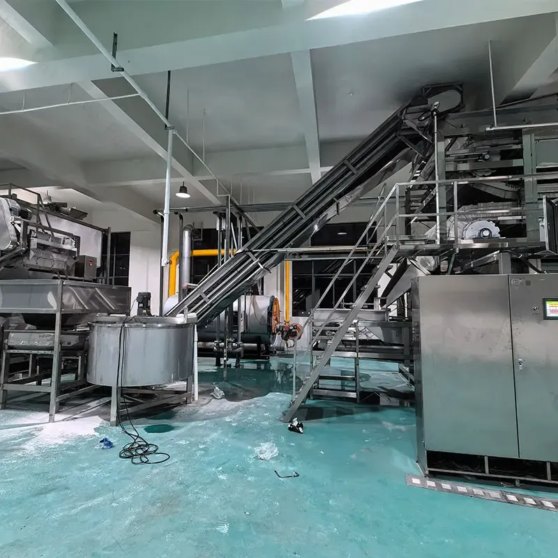 Cadena de producción de alta velocidad de la asación del bombardeo de la nuez del pistacho de la calidad comercial - Máquina de asar - foodmachtech