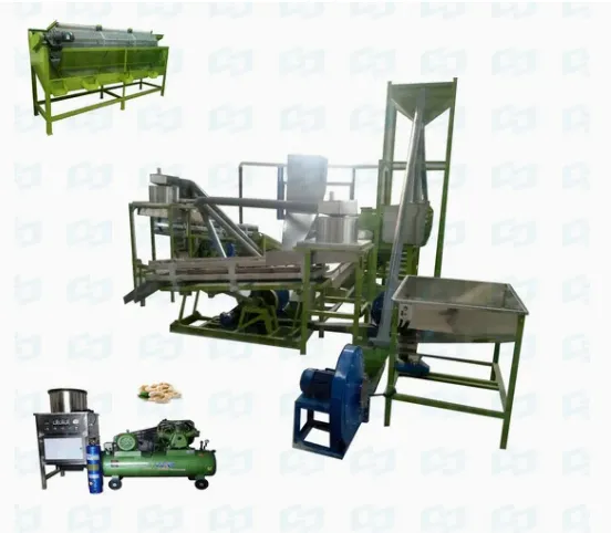 Comercial anacardo descascando línea de producción es asequible - Máquina de asar - foodmachtech