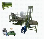 Caju comercial descascar linha de produção acessível - Máquina assar - foodmachtech
