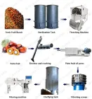 Cadena de producción automática de aceite de palma 1000 kg/h máquina del refinamiento de aceite de la planta de fabricación - Prensa hidráulica de aceite - foodmachtech