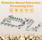 Línea de producción de tostado de pistacho de alta velocidad de grado Línea de producción de semillas tostadas de nueces - Máquina de asar - foodmachtech