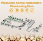Linha De Produção De Sementes Torradas De Noz Linha De Produção De Torração De Porca De Pistache De Alta Velocidade De Grau - Máquina assar - foodmachtech