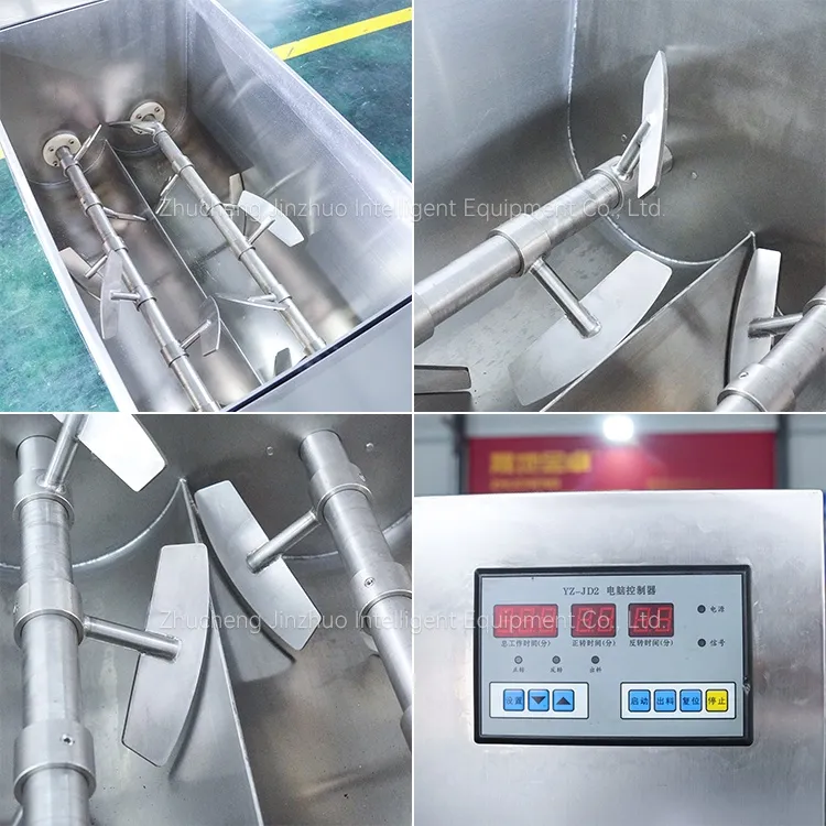Mezclador de llenado al vacío fabricante de equipos de procesamiento de salchichas - Mezclador de relleno de carne - foodmachtech