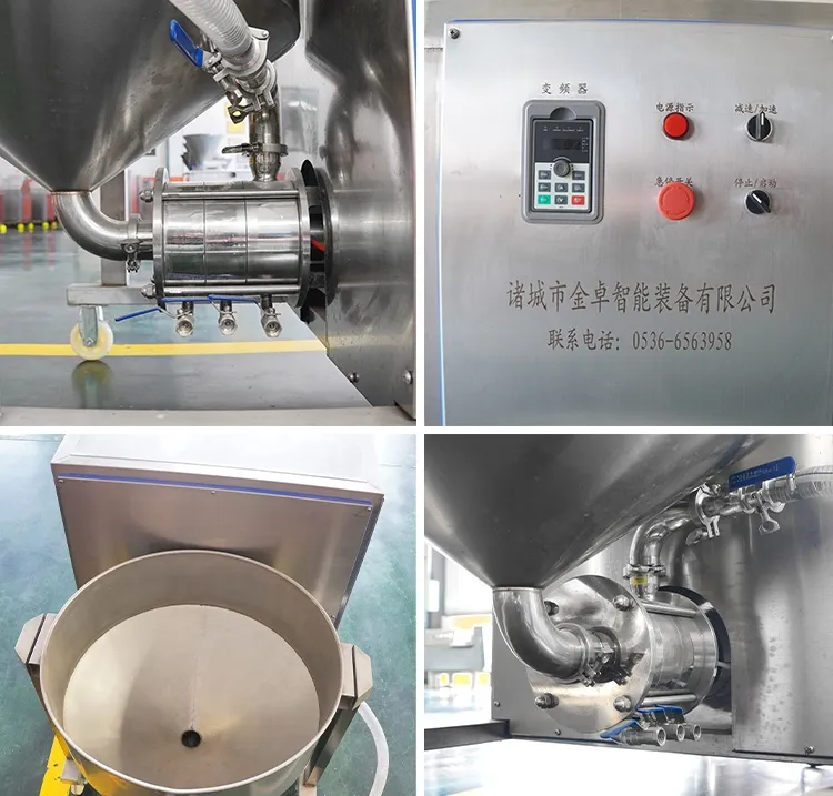 เครื่อง defoaming เต้าหู้ชิบะเครื่อง defoamer อัตโนมัติชุดอุปกรณ์เต้าหู้ชิบะ Qianye เต้าหู้ defoaming - เครื่อง defoaming - foodmachtech
