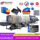 Frutas Vegetais e Frutos do Mar Lançando Cesta Máquina De Lavar Roupa Totalmente Automática Remoção De Óleo Limpeza Estilo Caverna - Lavagem do túnel - foodmachtech