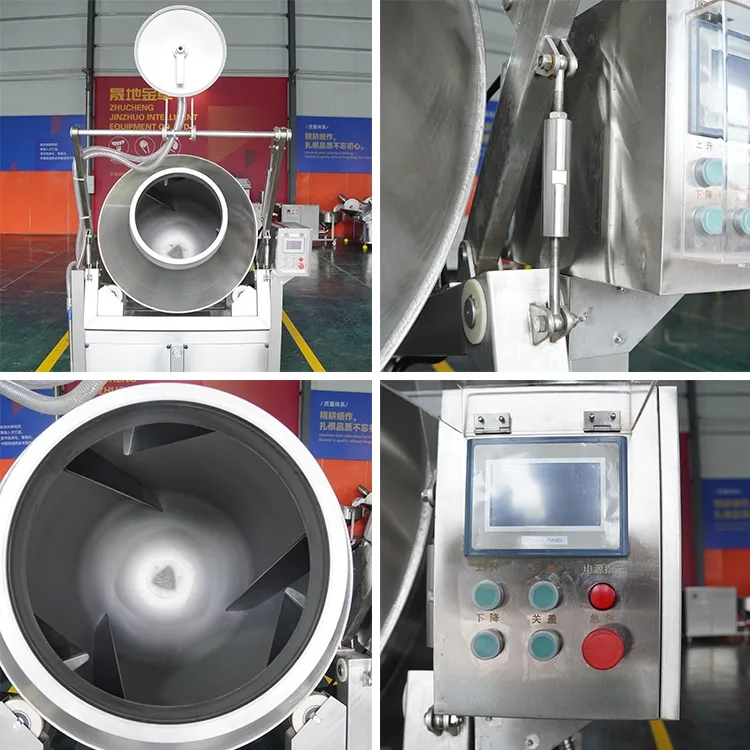 Máquina que volteo del vacío hidráulico conveniente para el superior entero del pollo y del pato entero a las máquinas que marinan hydraul automático - Vaso sin asa - foodmachtech