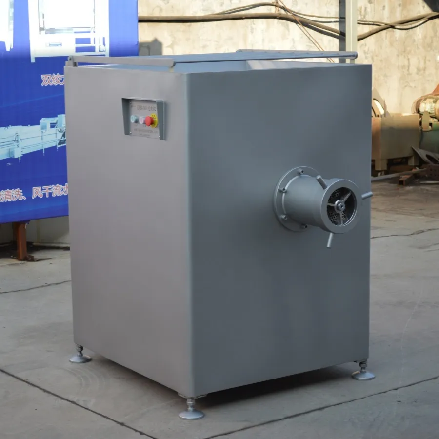 Industrial máquina de picar carne congelada 304 de acero inoxidable máquina picadora de bloque congelado para salchicha procesamiento de alimentos para mascotas - Molino de carne - foodmachtech