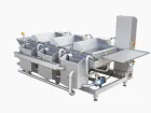 Três inclinação Hopper vegetal máquina de lavar - Máquina limpeza - foodmachtech