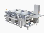 Três inclinação Hopper vegetal máquina de lavar - Máquina limpeza - foodmachtech