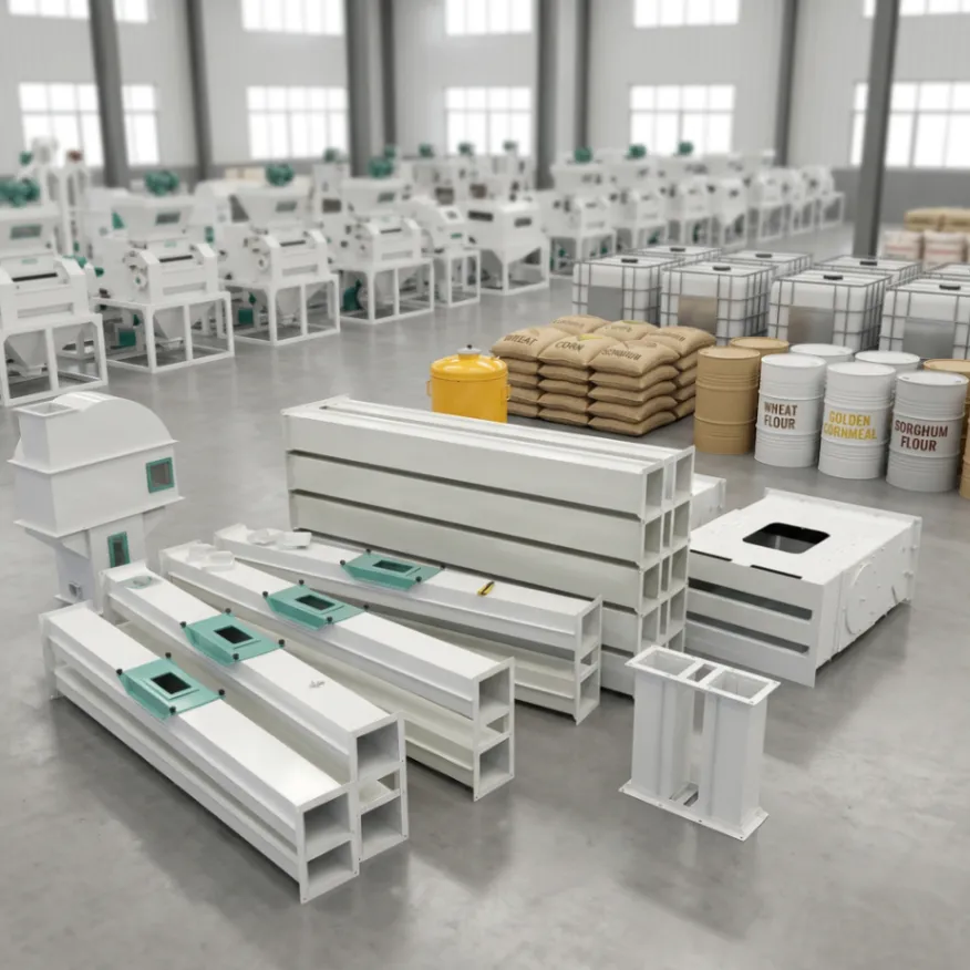 Fraiseuse industrielle d'usine de moulin à farine de maïs pour le Nigéria et le Ghana-multifonctionnel avec de diverses options de sortie - Moulin à broyer - foodmachtech