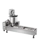 Macchina elettrica della ciambella dell'acciaio inossidabile singola fila con controllo facile per i negozi di fast food e le farine - Estrusore per biscotti - foodmachtech