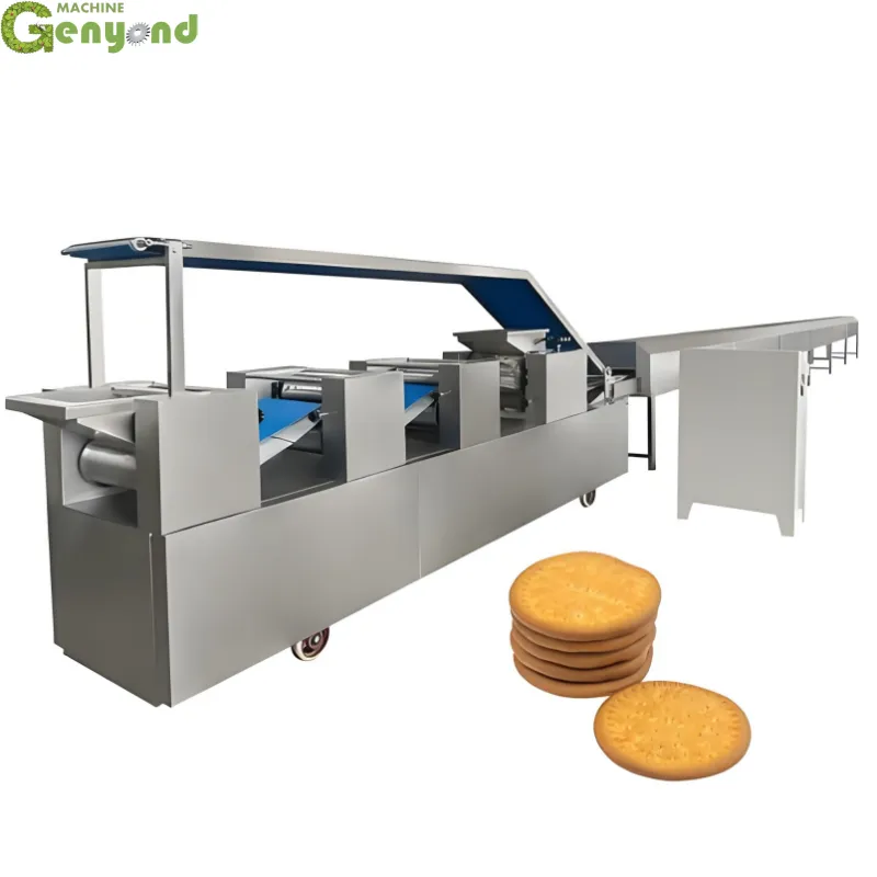 Advanced Technology Cookie Machine Cookie Production Line for Bakery - Biscuit Stamping Machine - foodmachtech