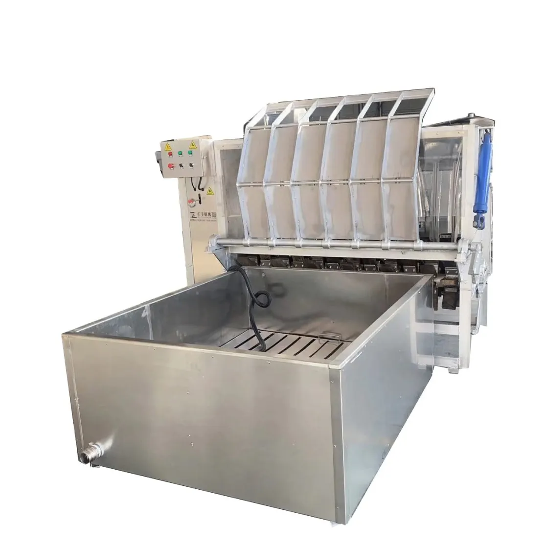 Máquina desplacadora de alto rendimiento para cerdos en mataderos - Máquina de depilación de cerdo - foodmachtech