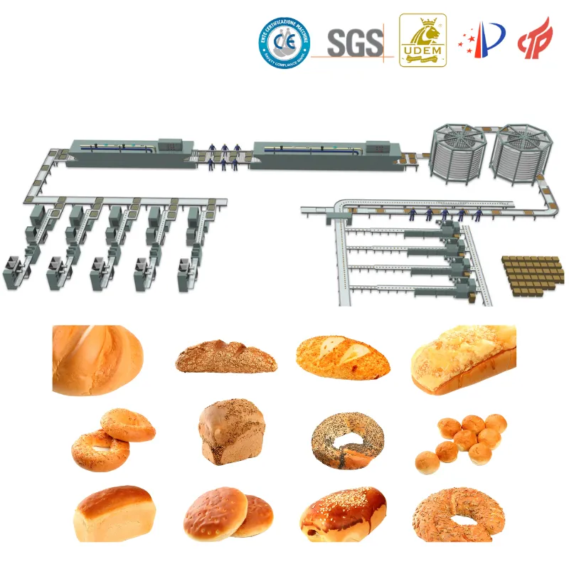 Automatic Bread Production Line Machine for Industrial Bakery New High Productivity - Fermentation Box - foodmachtech