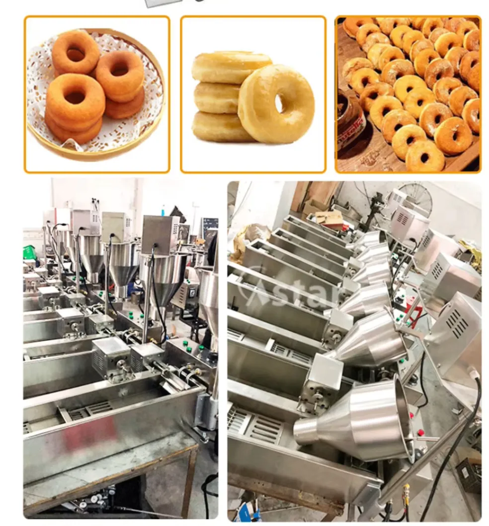 Alta qualità della macchina della ciambella di buona qualità con controllo facile per i negozi di fast food e le farine - Estrusore per biscotti - foodmachtech