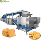 Customized Soda Cracker Biscuit Production Line With Biscuit Making Machine Cookie Making Machine - Biscuit Stamping Machine - foodmachtech