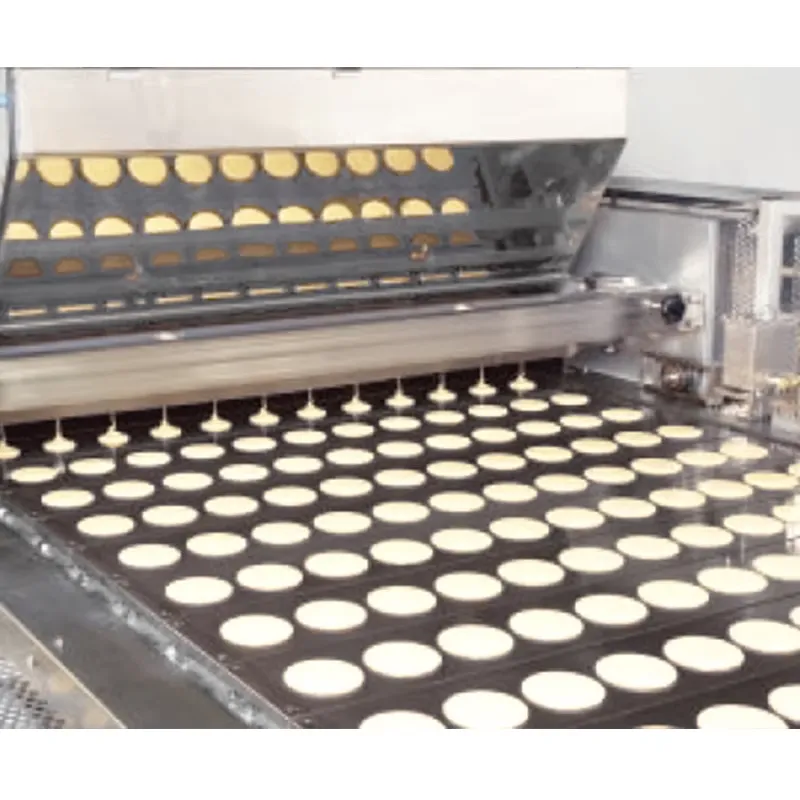Sandwich automático Dorayaki Pancake que hace la línea de producción de la máquina - Extrusora de galletas - foodmachtech