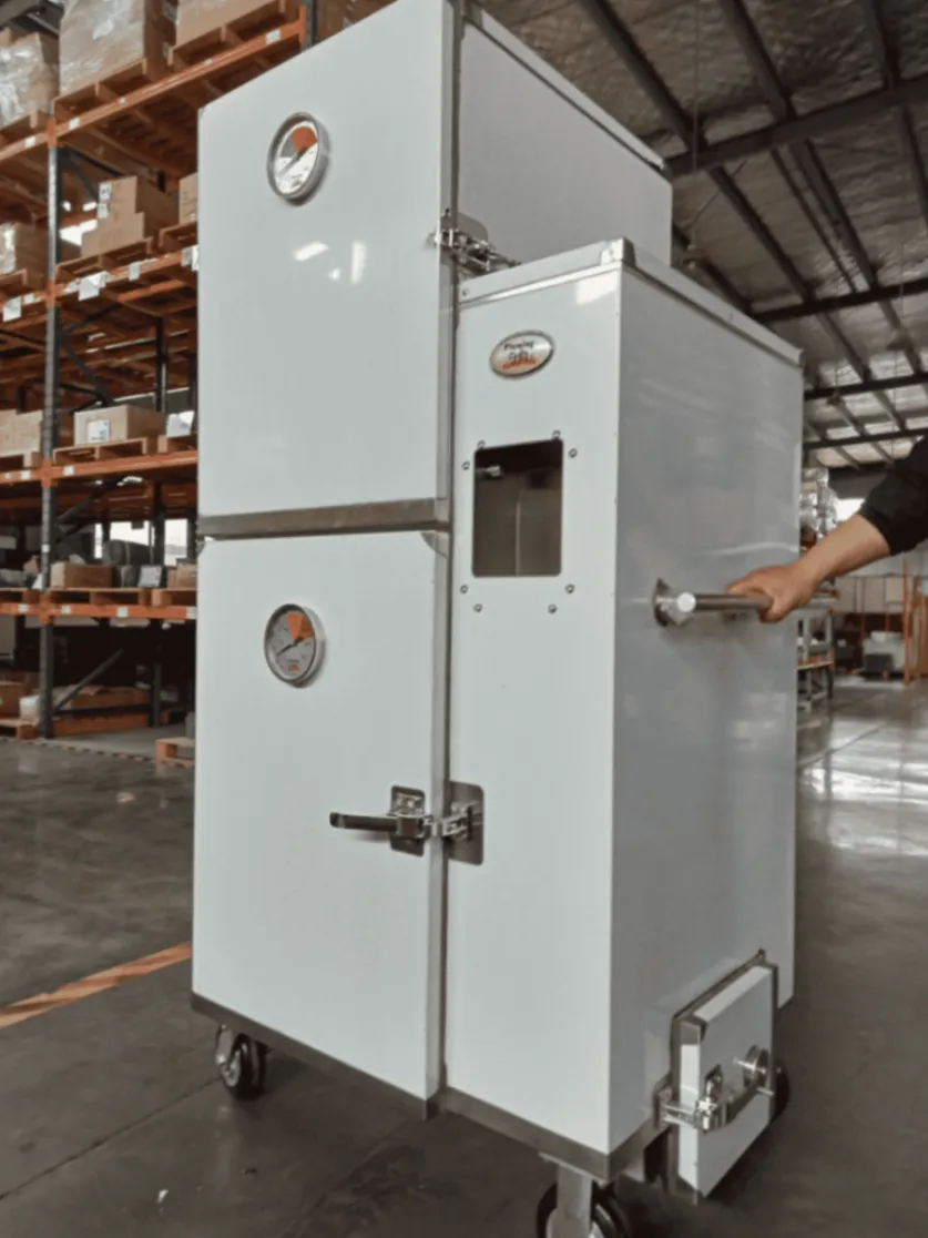 Heavy Duty Gravity Fed Smoker Kommerzielle Nutzung BBQ Smoke - Extra groß - Raucher maschine - foodmachtech