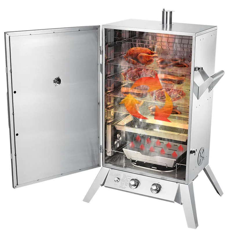 Chuangyu Smoke Forno Comercial Gás Aço Inoxidável Peixe/carne/pato/frango Forno De Fumar - Forno De Fumar - foodmachtech