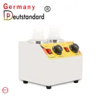 New Power Commercial Dispenser Electric Hot Chocolate Sauce Warmer Dispenser Stainless Steel Pump Sauce Warmer Hot Fudge Warmer - Sauce Cooking Kettle - foodmachtech