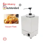 Germany Deutstandard NP-312 Electric Chocolate Sauce Warmer 3 Bottle Sauce Dispenser 16 oz Plastic Squeeze Condiment Bottles - Sauce Cooking Kettle - foodmachtech