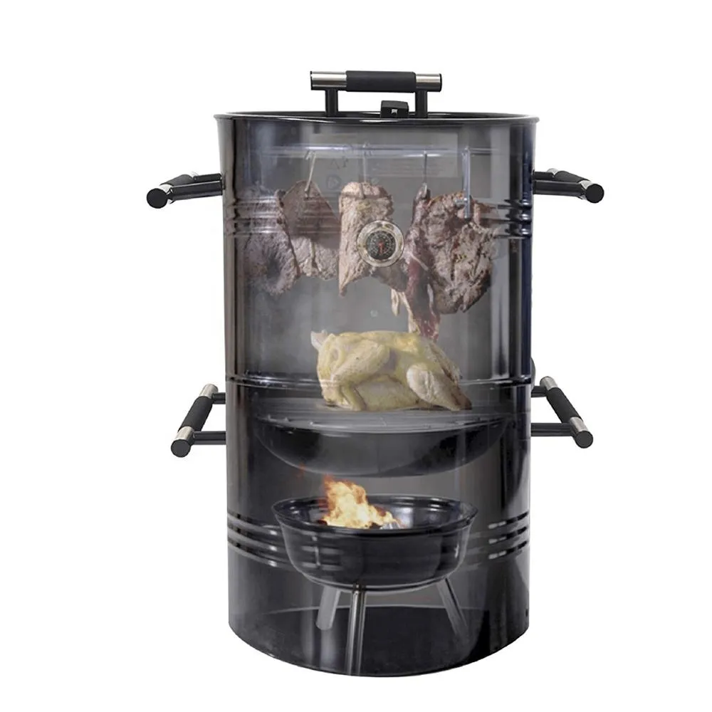 ULTRA SÉRIE 2025 Nouveau 16 22 27 Pouce En Acier Moderne Kamado Barbecue En Plein Air Fumeur de Charbon de bois pour Jardin Cuisine - Fumer Four - foodmachtech