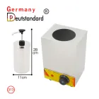Distributeur de sauce à 3 bouteilles Réchauffeur de sauce au chocolat électrique - Bouilloire de cuisson Sauce - foodmachtech