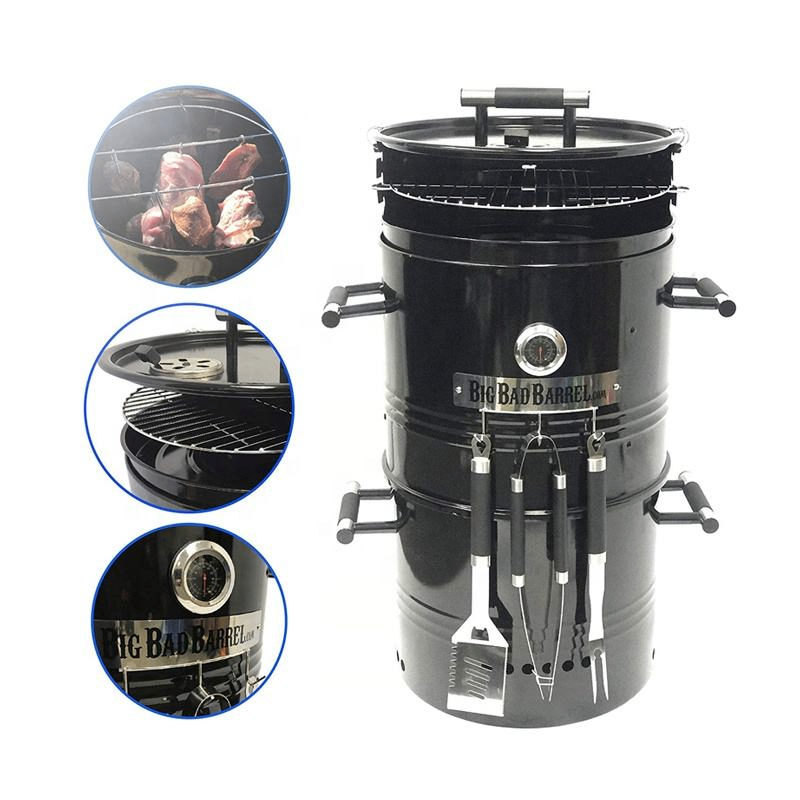 Bếp Nướng BBQ asador de carbon cao cấp hiện đại cho người hút thuốc BBQ 13-29 inch ngoài trời