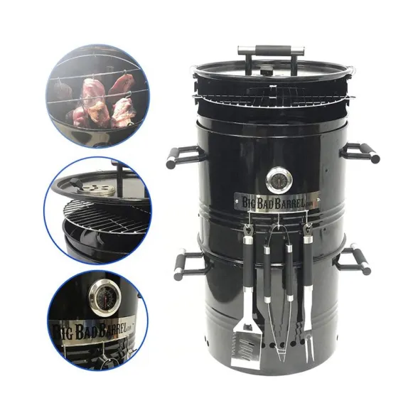 Bếp Nướng BBQ asador de carbon cao cấp hiện đại cho người hút thuốc BBQ 13-29 inch ngoài trời