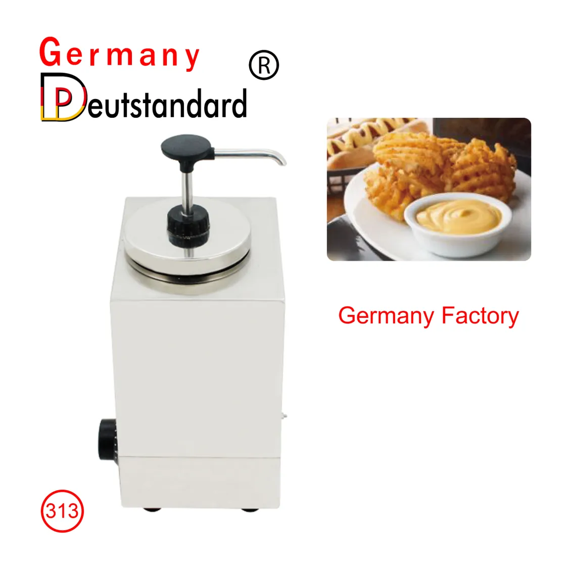 Bain commercial Marie de réchauffeur de sauce d'acier inoxydable avec du CE - Bouilloire de cuisson Sauce - foodmachtech