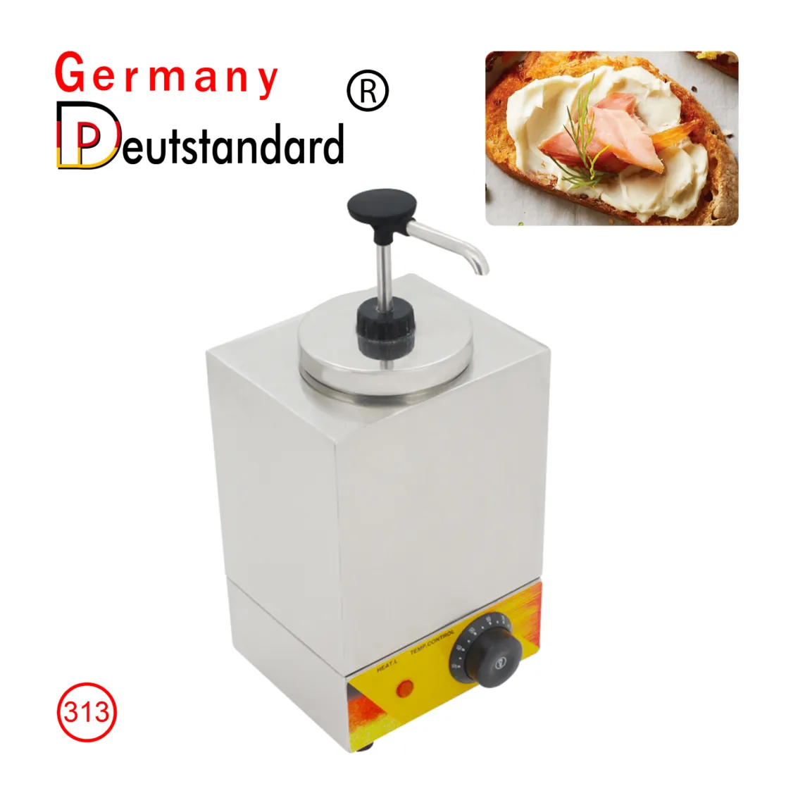 Commerciale Électrique Double Squeeze Bouteilles Garniture Sauce Réchauffeur Fromage Chocolat Condiment Distributeur - Bouilloire de cuisson Sauce - foodmachtech