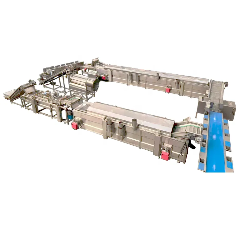 フライヤー自動フライドポテト生産ライン熱交換器付き - フライヤー - foodmachtech