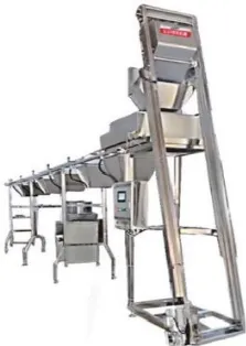 Aire automático que transporta la línea de alimentación del dispositivo - Extrusora - foodmachtech