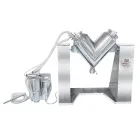 Mezclador de canal horizontal móvil de la categoría alimenticia de la fuente de la fabricación con la mezcladora del precio de fábrica del alimentador de tornillo - Mezclador - foodmachtech